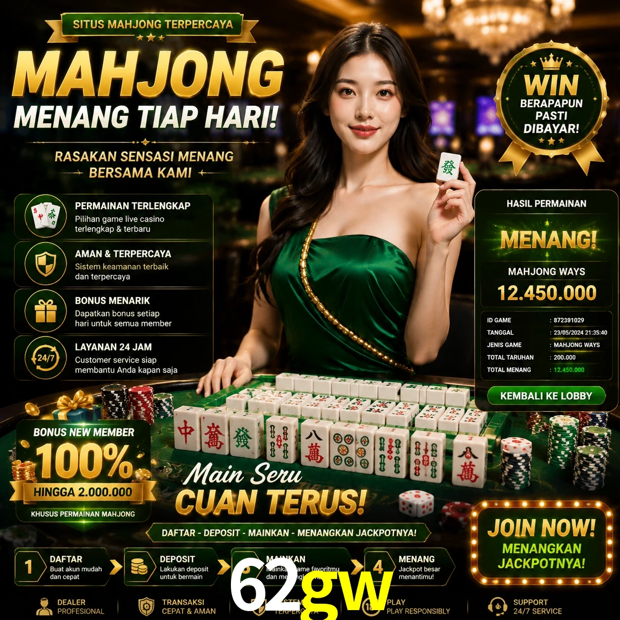Cashback VIP 62gw - reembolso semanal